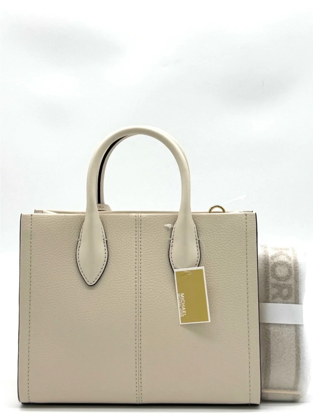 Michael Kors Mirella Small Shopper TZ Xbody Bag Light Cream